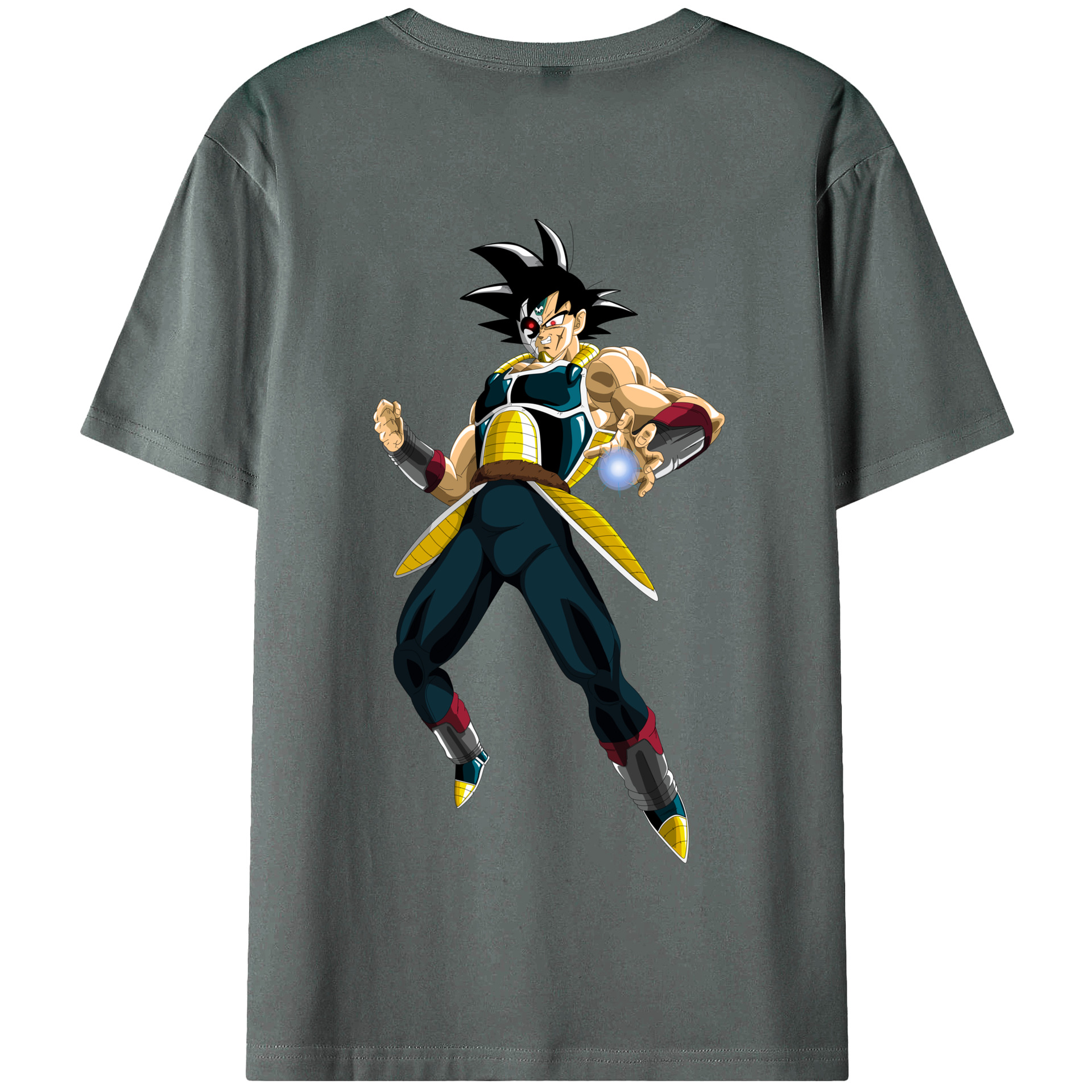 （画像用） ドラゴンボール バーダック DRAGON BALL Burdock 綿100％半袖Tシャツ（背面プリント）